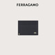 Ferragamo men's black card holder 0775660 gift for boyfriend