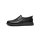 
Red Dragonfly Casual Leather Shoes 2025 Spring New Men's Genuine Leather Shoes Business Middle-aged and Elderly Daddy Shoes WTA15051 Black 40