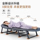 Beerendede Deutschland Mittagspause Klappbett Büro Einzelbett Lounge Stuhl Haushalt Einfacher tragbares Lagerbett Erwachsene Nickerchen Kinderbett 170*60 cm Wildleder Dunkelgrau + Seitenbeutel