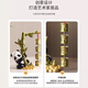 欧莱家可爱熊猫节节高升玄关摆件家居饰品客厅电视柜办公桌面酒柜装饰品 熊猫节节高升【礼盒装】
