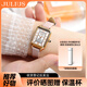 Julius Watch Damen Retro elegant vielseitig kleiner Platz Watch Student Frauen wasserdichte Quarz Uhr Pink JA-1478a