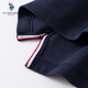 US Polo Assn.Polo Shirt Herrenanlagen Herbst Baumwollgeschäft Casual Long-Ärmeln T-Shirt Herren High-End Top Navy Blue XL