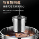 Shuangjunma Stainless Steel Brine Cage Pot for Stewing Soup and Boiling Meat Seasoning Pack Spice Box Filter Leaky Barrel Large Material Cage Brine Basket 12