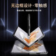 Suoaige 小米MIX Fold4手机壳小米MIX Fold3保护套全包折叠屏翻盖皮套防摔透明视窗休眠外壳免翻盖 【黑色】视窗皮套休眠 小米 MIX Fold 4