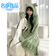 Famous and high-quality cute student lunch nap shawl cloak blanket thickened office nap blanket sofa blanket confinement cloak blanket plus velvet shawl deer-gray 130 and above song storage