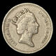 [Coppersmith Collection] Randomly posted by Queen Elizabeth Bimetallic 1 pound 2 pounds Coins 1 pound 1 pound (753)