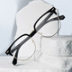 Calvin Klein glasses men's CK eyebrow frame is like half frame anti-blue light glasses business trend myopia glasses frame women can match astigmatism CKJ23229LB-718-5318 Gloss black + gold Wanxin HD 1.60 lens