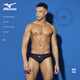 Mizuno (MIZUNO) briefs men's professional training swimming trunks men's adult quick-drying anti-chlorine hot spring pants swimming equipment B106 black gold series L [height 165-175 weight 60-75KG]