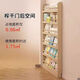 Yusenyi door back bookshelf wall storage rack wall hanging thin cabinet bedroom bookcase storage picture book shelf thickened unpainted three layers 50