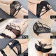 Yan Beiwei [6 Pakete] Spitzenunterwäsche weibliche transparente junge Frau ausgehöhlten Damen Pure Desire Style All Black Sorts Black 219+6867+562+158+704+687 L [Vorschlagen Gewicht 110-130jin [Jin gleich 0,5 kg]]