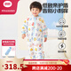 Liangliang Liangliang children's sleeping bag 7A children's autumn and winter split-legged newborn sleeping bag baby anti-kicking quilt artifact pure cotton to keep warm thin quilting suitable for 20-25 Pianpian blue M size recommended height 70-85CM