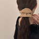 Autumn and winter milk coffee color fabric retro pattern large intestine hair ring headwear female ponytail flower hair rope leather cover headband hair accessories fabric large intestine hair ring 3 pack mixed color