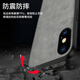 Shiyong is suitable for Apple xs max mobile phone case iphone xs max protective case lens full-inclusive silicone anti-fall ultra-thin simple fashionable leather pattern shell men and women dark night green