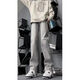 Chaohandu neuer Stil 2024 Zement Rauchgrau Schlanke Jeans für Männer und Frauen für Herbst Dünne amerikanische High-T-T-Hose G841 Cement Grey 3xl 160-175jin [Jin gleich 0,5 kg]