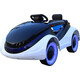 Ciencia ficción CAR el automóvil eléctrico para niños El automóvil de carga de juguetes para las cuatro ruedas puede reposar para personas, niños, automóvil de batería grande de doble rueda de bebé con control remoto, rojo normal + tracción de doble rueda de doble electricidad + control remoto