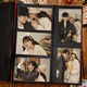 Jiamo Album Large Capacity Home Photo Collection Commemorative Album 6-inch Couple Interstitial Photo Album Photo Storage 6-inch 800 Dark Brown - Live up to good times Inside page mixed photo books
