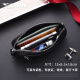 Sieben Wolf Coin Wallet Herren Mini kleiner ultra-dünner Reißverschluss Multifunktionskarten Packauto Key Pack Dokument Pack Pack Wallet Leder Hülle Neue Modell gestartet