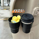 Electric car water cup holder, cute cartoon motorcycle new style bicycle drink water bottle holder storage storage shelf 2 pack large capacity + resistance to falling + no shaking