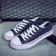 Zapatos de lienzo de Lorenbon para hombres y mujeres zapatos para parejas para hombres y zapatos casuales para hombres para hombres para hombres y zapatos para mujeres para zapatos de primavera y verano para zapatos de running de estudiantes suaves y transpirables [procesamiento de tamaño de rato] 6625 Azul 36 Estilo de mujeres (tamaño deportivo normal)