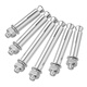 Jinggong (JINGGONG) 304 stainless steel expansion screw bolt extension screw expansion pipe gecko nail cement outer pipe M6M7M8 304-M8*120 (5 pieces) punch 12mm