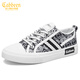 Carbin Canvas Schuhe Herrenschuhe Sommer dünne atmungsaktive trendige Schuhe Akademie Style Casual Schuhe personalisiert und vielseitig niedrige Top -Schuhe Herren weiß 41 [= Sportschuhe Größe 42]