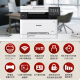 Canon MF655CDW MF752CDW Color Laser Drucker All-in-One Office A4 Vollautomatisch doppelseitiger Druckkopiercoping-Scan-Scan-Multifunktions-Mobiltelefon Wireless Vier-in-One