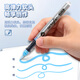 Master Single gerade flüssiger weicher Kopf Acrylmarker Stift mit selbstwählbaren Farb undurchlässigen Farbfarbs Komplementäre Farbe Einsfarbe für Kinder Grundschüler Schwarzer rotes Weiß-Aquarell-Stift NG693-Blau Grey Branch