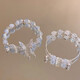 Das Waldblau-Butterfly Perlen-Armband für Frauen mit hochwertiger Schönheit Best Friend Student Party Niche Armband Mode vielseitiges vielseitiges Armband Schmetterling Quastenarmband