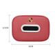 
Alisen car tissue box Car tissue box tissue bag In-car paper storage box Practical collection of automobile supplies Porsche Cayenne Macan Paramela 718 Car tissue box [1 pack] Order message color