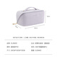 VLANDO Birthday Gift Cosmetic Bag Large Capacity Portable Cosmetic Storage Bag Washing Bag Simple-Lilac Purple