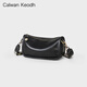 Calwan Keodh Offizielle Website Bag Damenbeutel New Crossbody Tasche Frühlings- und Sommer kleine Tasche Kissenbeutel Geburtstagsgeschenk für Freundin Frau [Schwarz] Leichte Luxus Nische vielseitige Pendlertasche