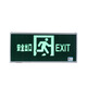 Minhua Electrican (Manva) Minhua Nouvel indicateur national de sortie de sécurité standard Light Fire Ergency Emergency Evacuation Sign induire Escape Sign Forced Sign Light M3519 avec démarrage forcé à un seul côté gauche à quatre lignes