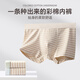 Yashikai 6-Pack 7A-Grad Antibakterielles Unterwäsche-Unterwäsche-Baumwolle undyed bequeme und atmungsaktive flache Ecken für Jungen High-End-Boxer-Shorts 688# Skin Blue + 686# Skin Blue 6 3xl 140-170jin [Jin gleich 0,5 kg]
