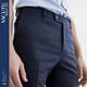 VICUTU men's trousers fashionable business commuting dark blue trousers 175/84B