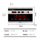 Hotai-LED Digital Electronic Clock Wohnzimmer Kreative Uhr Abgeschlossene College-Aufnahmeprüfung High School Aufnahmeprüfung Countdown Perpetual Kalender Wanduhr 728 45x68cm F728B-04-WiFi-Zeitlieferung Version