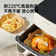 Cui Dahuang Tier Air Fryer Special Paper Square Oven Lining Paper Silicone Paper Suitable for Fryers Over 3L 110 Sheets