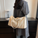 Sac à main tuke sac de voyage courte de courte distance nette de sacs à grande capacité sac à bagages sac de voyage sac de voyage sac de rangement beige beige