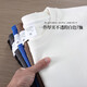 纯白色500g重磅T恤纯棉加厚螺纹领口短袖oversize潮牌三本针半袖 500g重磅短袖-白色 3XL 建议200斤-230斤