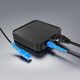 Hainai Hachikang shipment indoor and outdoor leather fiber optical cable double core leather fiber optical cable Telecom Mobile Liansan Sanwang general-purpose finished single core fiber optical cable SC connector with steel wire Indoor and outdoor single-mode double core black (with FC-SC connector) 20 meters