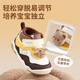 DR KONG Dr. Jiang's winter baby shoes for boys and girls plus velvet, comfortable and warm toddler shoes, pink/silver 22