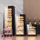 SJBOB imported quality Japanese high-end retro cigar cabinet constant temperature and humidity cedar wood with lock WIFI household naked maintenance compressor ammonia removal moisturizing cabinet 0.48/meter WIFI + ammonia removal/upgraded model