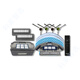Applicable to the original accessories of Ecovacs sweeper DW700 Miaomiao DW701 Xiaorui side brush rag dust box water tank charger remote control*1