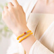 Fan Jialun beeswax bracelets for women, stacked southern red and turquoise bracelets, double-circle rosary beads, amber old honey chicken oil yellow gift, double-circle Shanyue