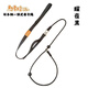 Small and medium-sized dog walking all-in-one two-hand handle anti-tangle 8-shaped ring dog training P rope dog walking training artifact black double handle 1.5 meters