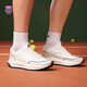 Kswiss Frauen Laufschuhe Frühling Neues modisches bequemes schockabsorbierendes Sport und Freizeitschuhe 9272-W 113 Wimbledon Weiß/Marine Blau/Grau Red 37