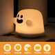 Hao Fanjie funny birthday gift for girls Halloween ghost night light for boys and girls friends dormitory practical bedside lamp ghost night light haha style