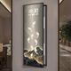 Xiaoxiao Painting Clock Light Luxury Jinshan Jiuyu Cache Large-size Electric Meter Box Decoration DQ4873 Living Room Electrical Switch Box Covering DQ4873 47 inches 40*120cm [Can cover 30*110]