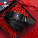 NAVIGARE Italien Small Sailboat Men's Celt's Celt's Cel's's's's Great Leather Cuir Men's Birthday Gift Black (Counter Gift Box) N4A826Z-171103A 115cm [poids suggéré 130-165jin [Jin est égal à 0,5 kg]]]