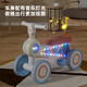 McGonzi Children's Balance Car 1-3 Years Old Baby Walker 2-6 Years Old Boy and Girls Sliding Car No-Pedestrian Scooter Lighting Music Model [Princess Pink] 2-4-6 Years Old Children's Day Gift