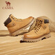 Camel (CAMEL) Wang Junkai same style Martin boots outdoor work wear rhubarb boots for men GE122W7757T golden 42